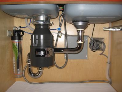 Badger 5 garbage disposal repaired by a Daly City plumber